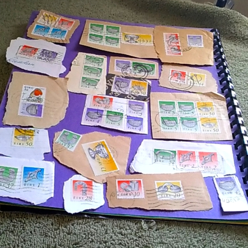 Mixed year lot irish definitive stamps #1